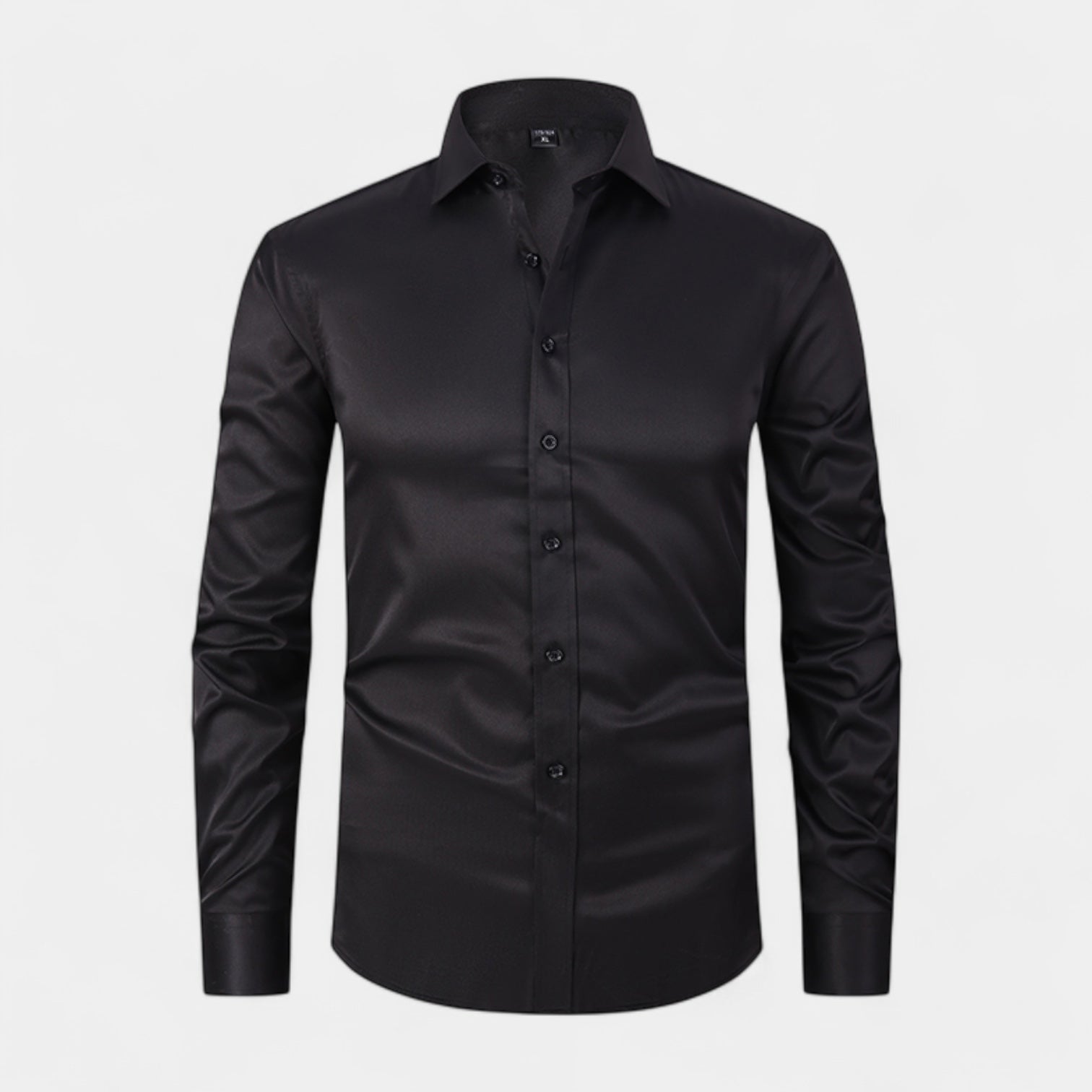 Slim Fit Cotton Blend Button-Down Dress Shirt for Men