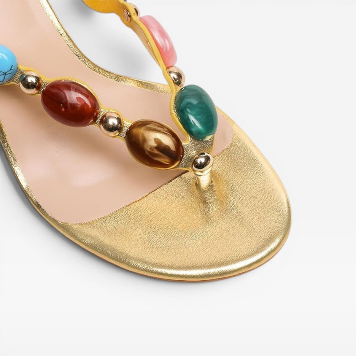 Women's Gemstone Mule Stiletto Heels