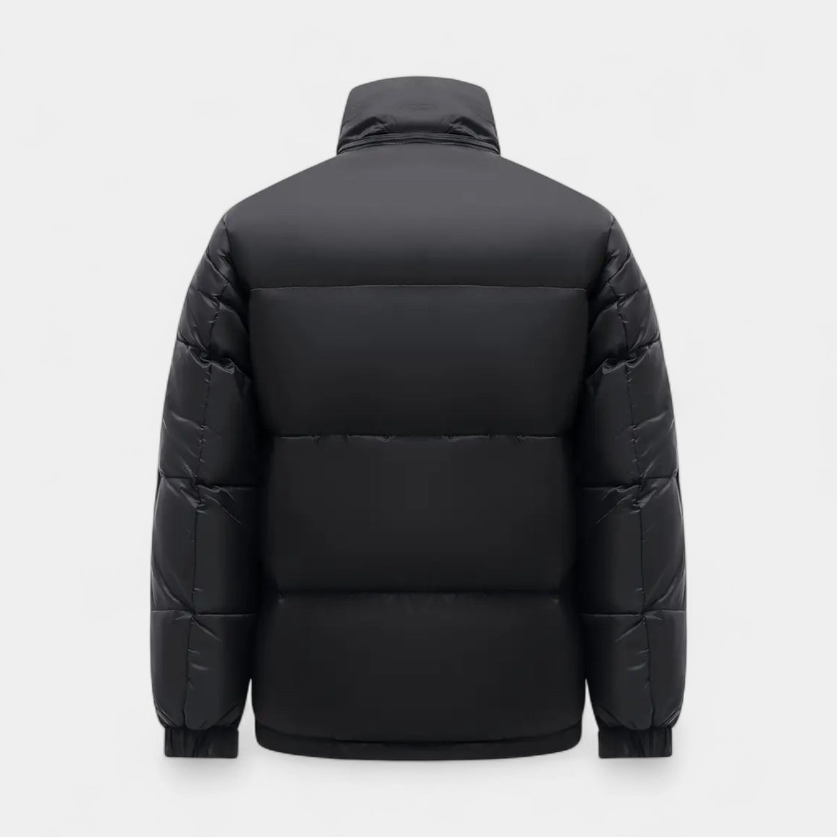 Thick Puffer Jacket Detachable Hood Regular Fit for Men