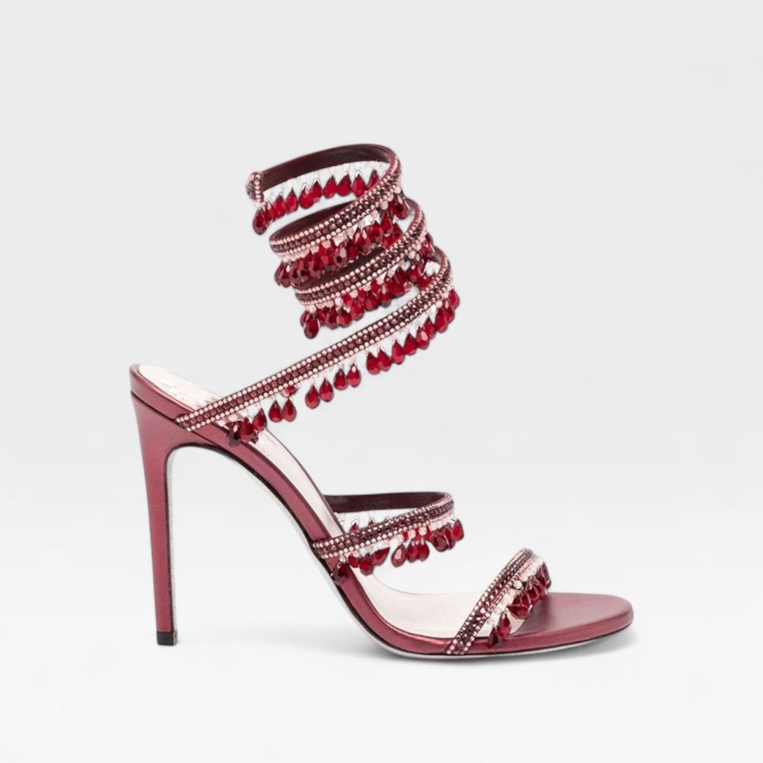 Women's Crystal Embellished Strappy Evening Sandals