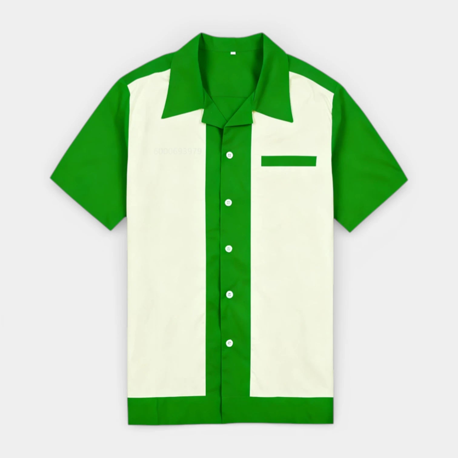 Short Sleeve Button-Up Shirt Regular Fit for Men
