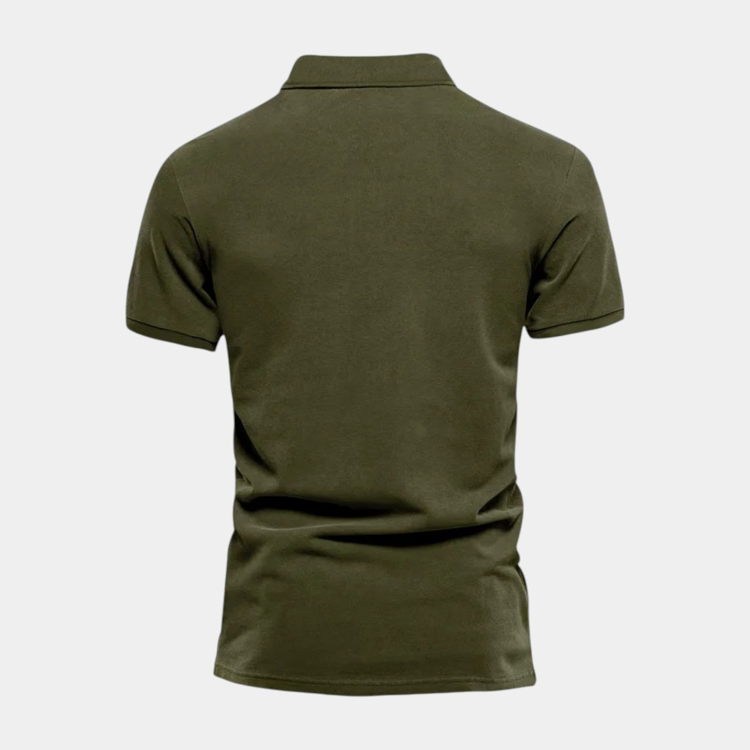 Short Sleeve Knit Polo Shirt Regular Fit for Men