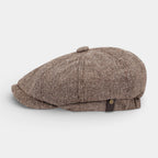 Multi-Panel Newsboy Cap Curved Brim for Men