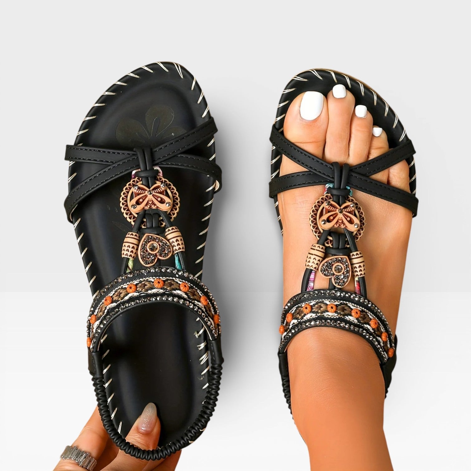 Women's Cushioned Boho Summer Sandals