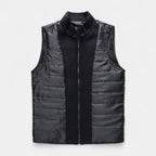 Wool-Blend Trench Coat Stand Collar Tailored Fit for Men