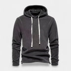 Midweight Fleece Hoodie Drawstring Regular Fit for Men