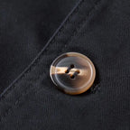 Cotton Blend Single-Breasted Blazer Notch Lapel for Men