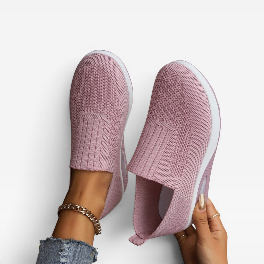 Women's Lightweight Breathable Slip-On Walking Sneakers