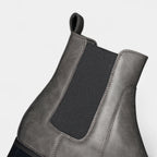 Faux Leather Chelsea Boots Elastic Panel for Men