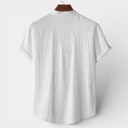 Henley Shirt Short Sleeve Regular Fit for Men