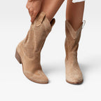 Women's Perforated Western Summer Boots