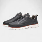 Low Top Lace-Up Leather Sneakers Regular Fit for Men
