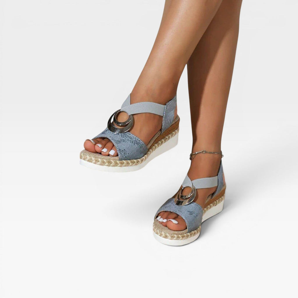 Women's Espadrille Wedge Platform Sandals