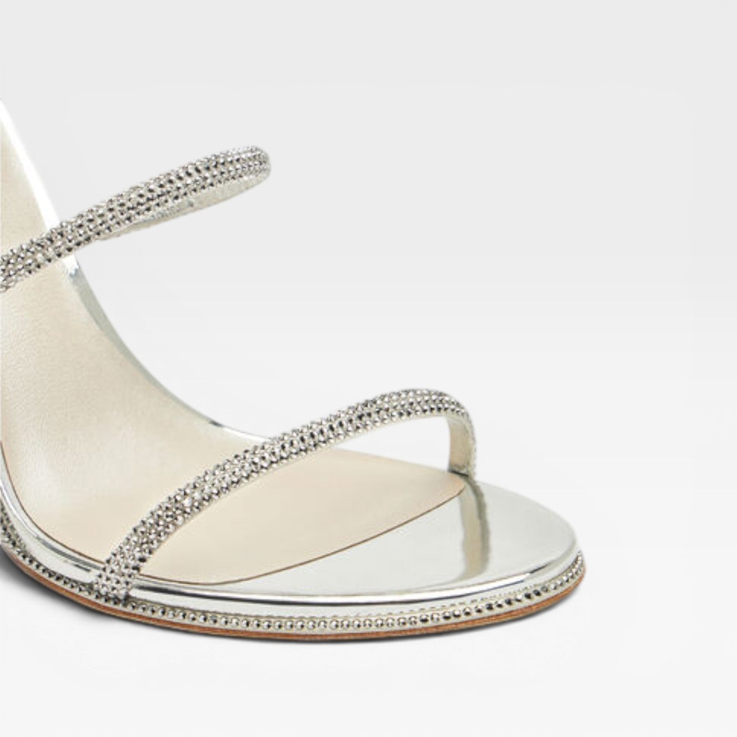 Women's Crystal Stiletto Ankle-Wrap Sandals