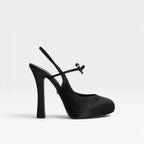 Women's Ballet Slingback Bow Heels