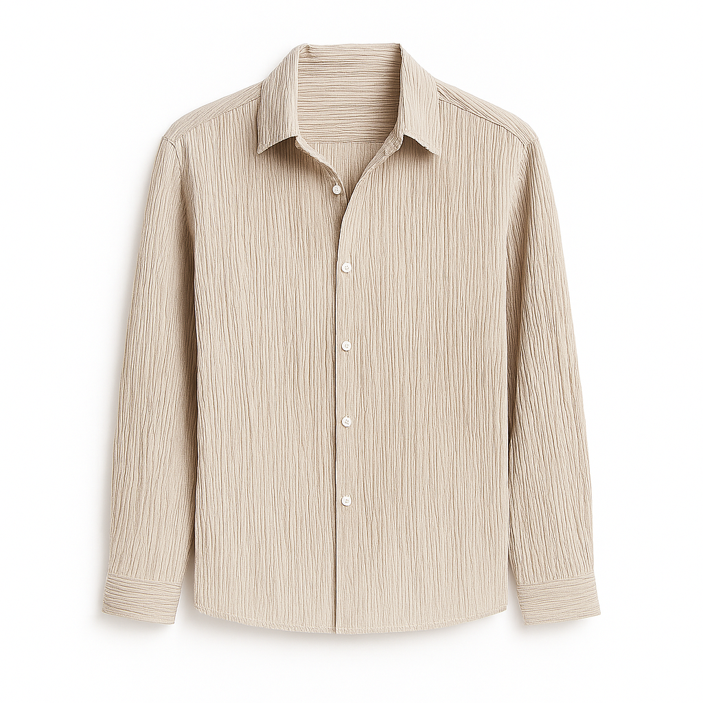Long Sleeve Business Shirt Loose Fit for Men