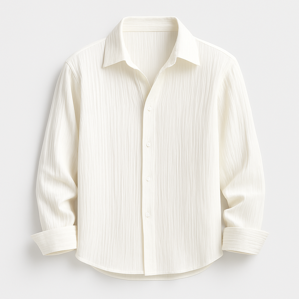 Long Sleeve Business Shirt Loose Fit for Men