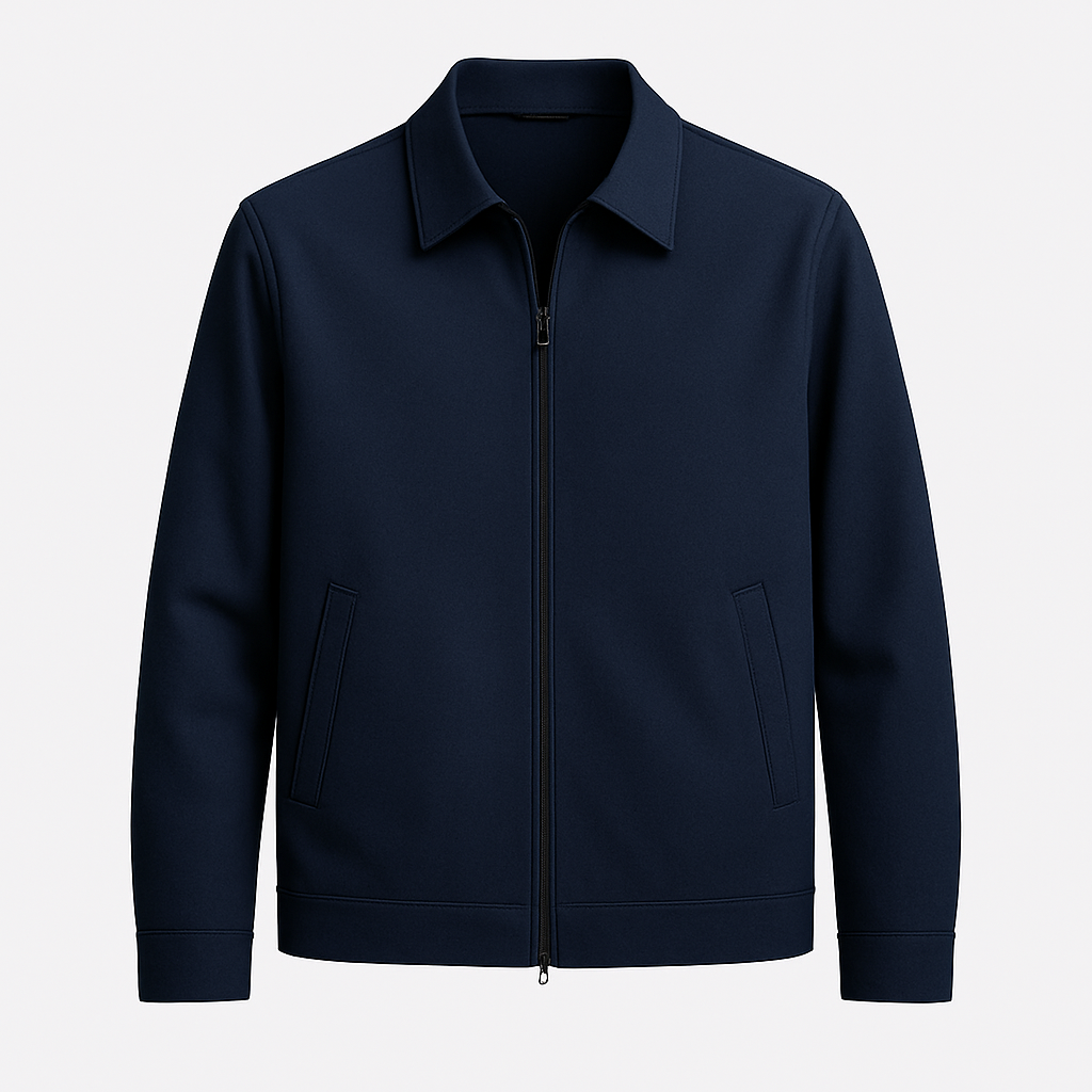 Business Blazer Button Closure Tailored Fit for Men