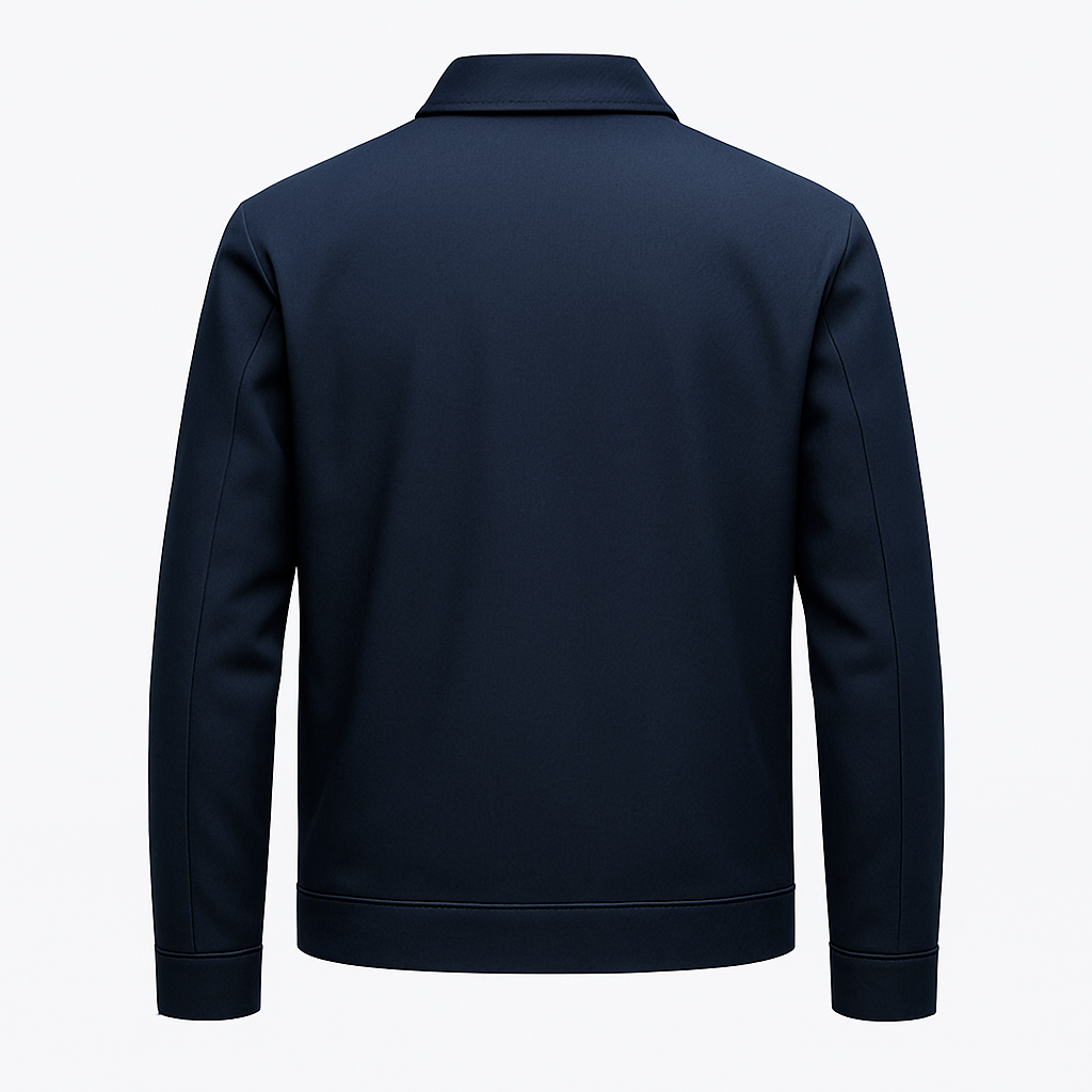 Business Blazer Button Closure Tailored Fit for Men