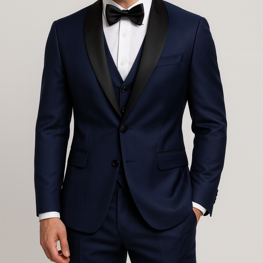 Tuxedo Three-Piece Suit Single-Breasted for Men