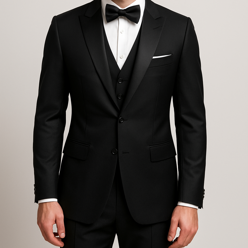Tuxedo Three-Piece Suit Single-Breasted for Men