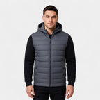 Hybrid Puffer Parka Jacket Quilted Regular Fit for Men