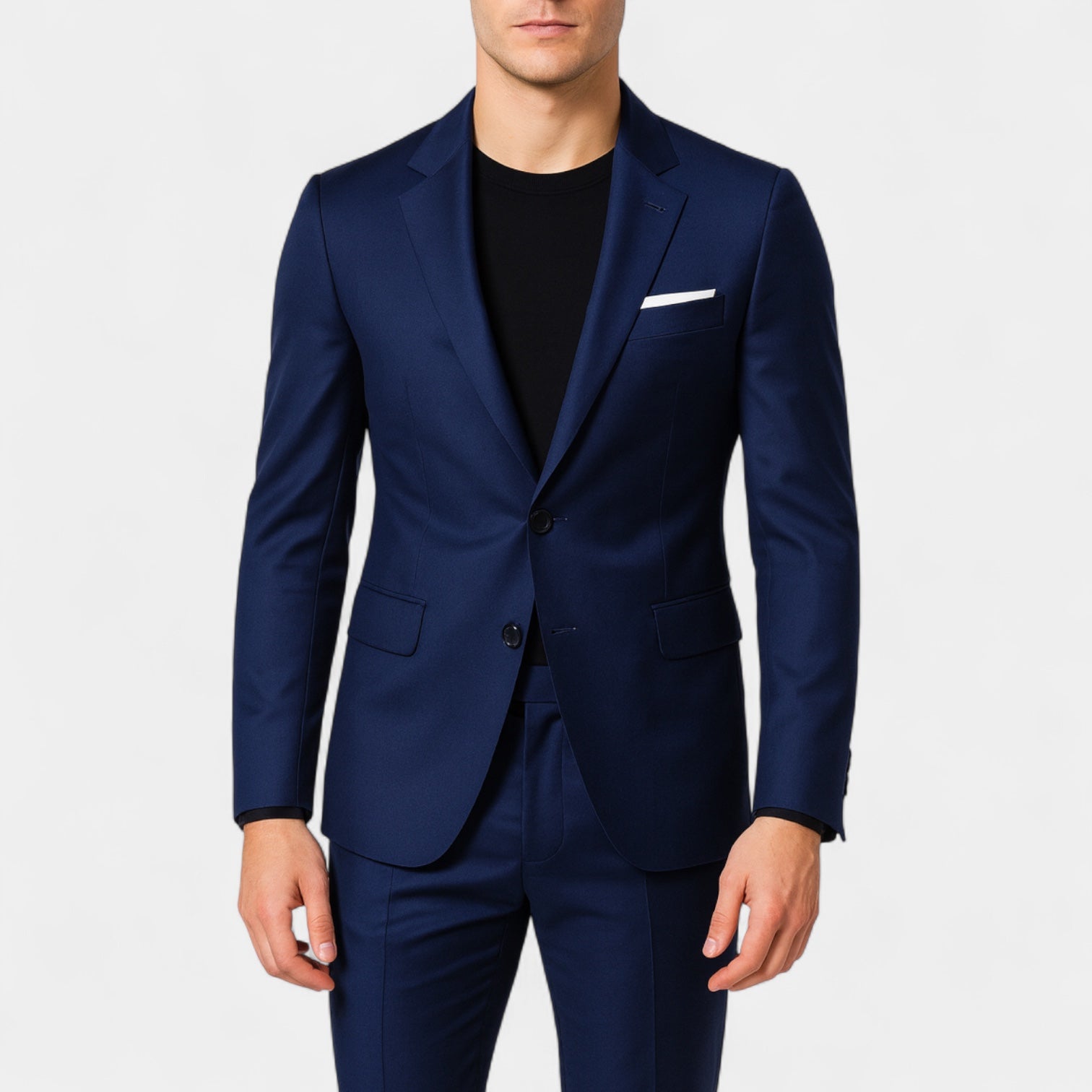 Slim Fit 2-Piece Suit Notch Lapel for Men