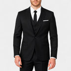 Slim Fit 3-Piece Suit Notch Lapel for Men