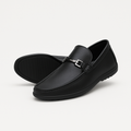 Leather Slip-On Business Loafers Polished for Men