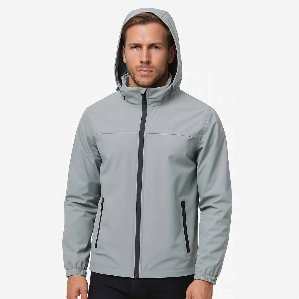 Lightweight Windbreaker Jacket Waterproof Hooded for Men