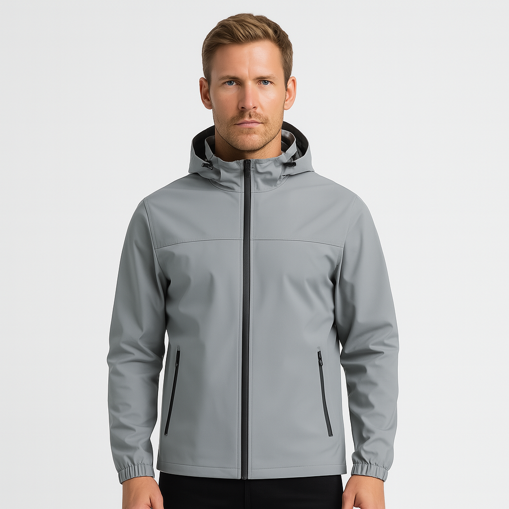 Lightweight Windbreaker Jacket Waterproof Hooded for Men