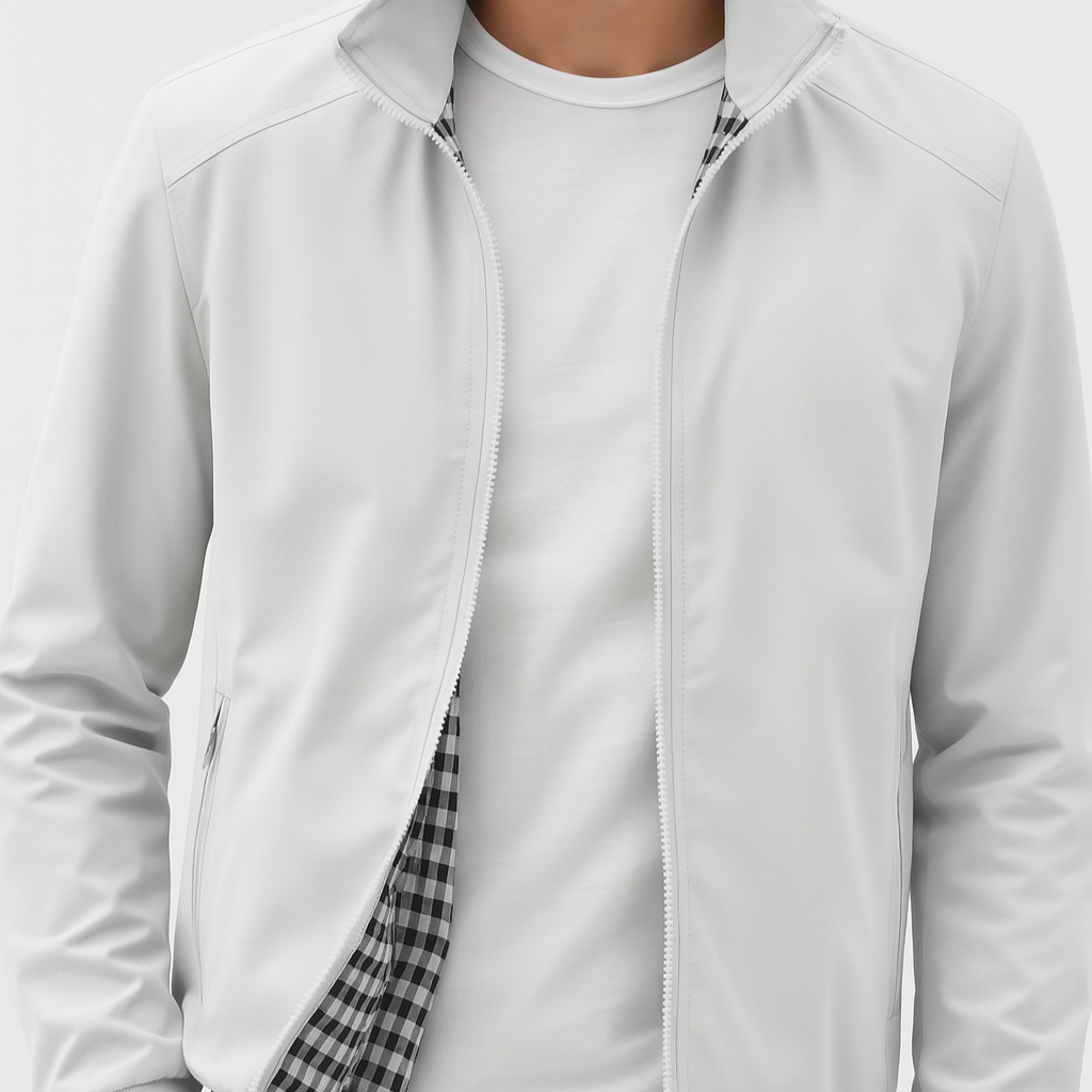Slim Fit Water-Resistant Windproof Bomber Jacket for Men