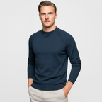 Merino Wool Half High Collar Sweater Regular Fit for Men
