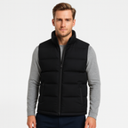 Padded Puffer Vest Regular Fit Zip-Up for Men