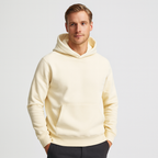 Fleece-Lined Cotton Hoodie Relaxed Fit for Men