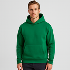 Fleece-Lined Cotton Hoodie Relaxed Fit for Men