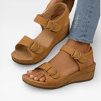 Women's Adjustable Wedge Sandals for Summer Comfort