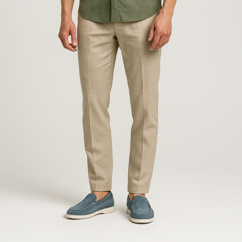 Suede Moccasin Loafers Handcrafted Slip-On for Men