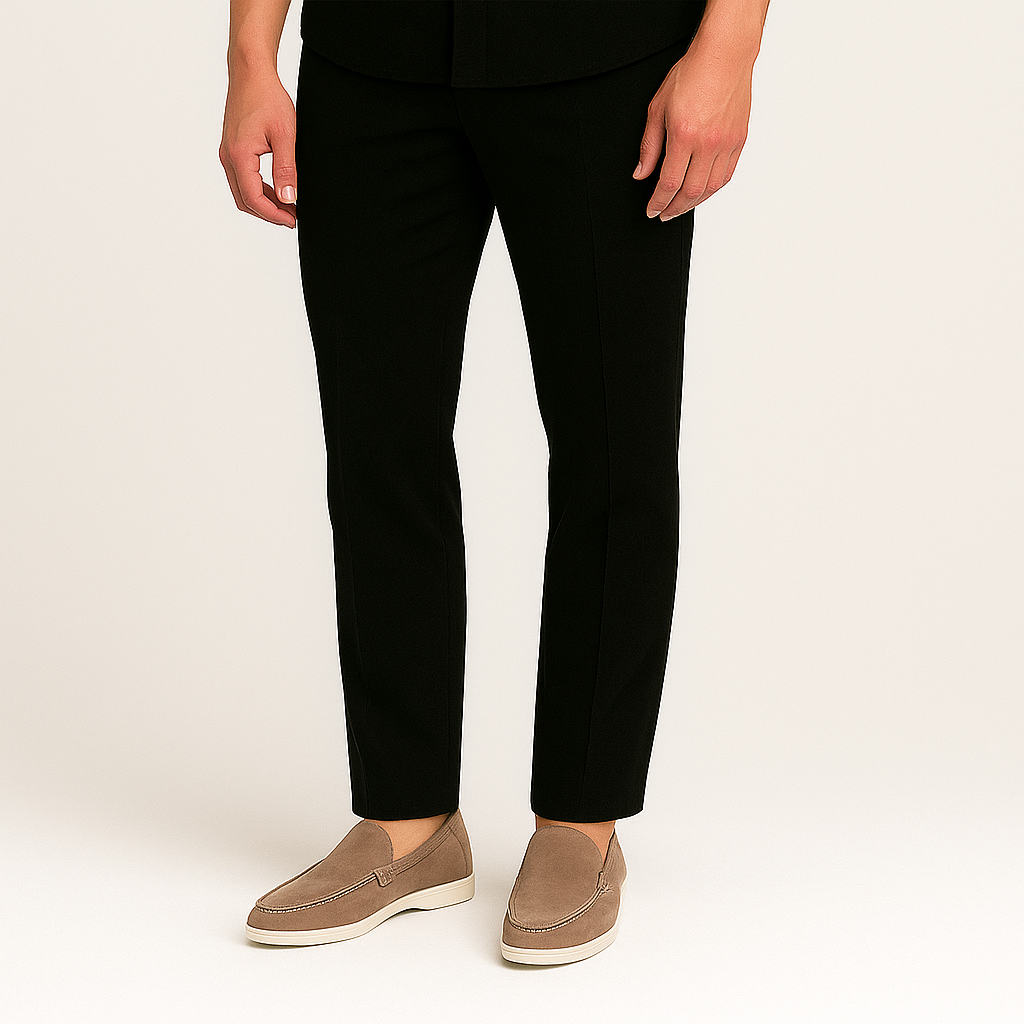 Suede Moccasin Loafers Handcrafted Slip-On for Men