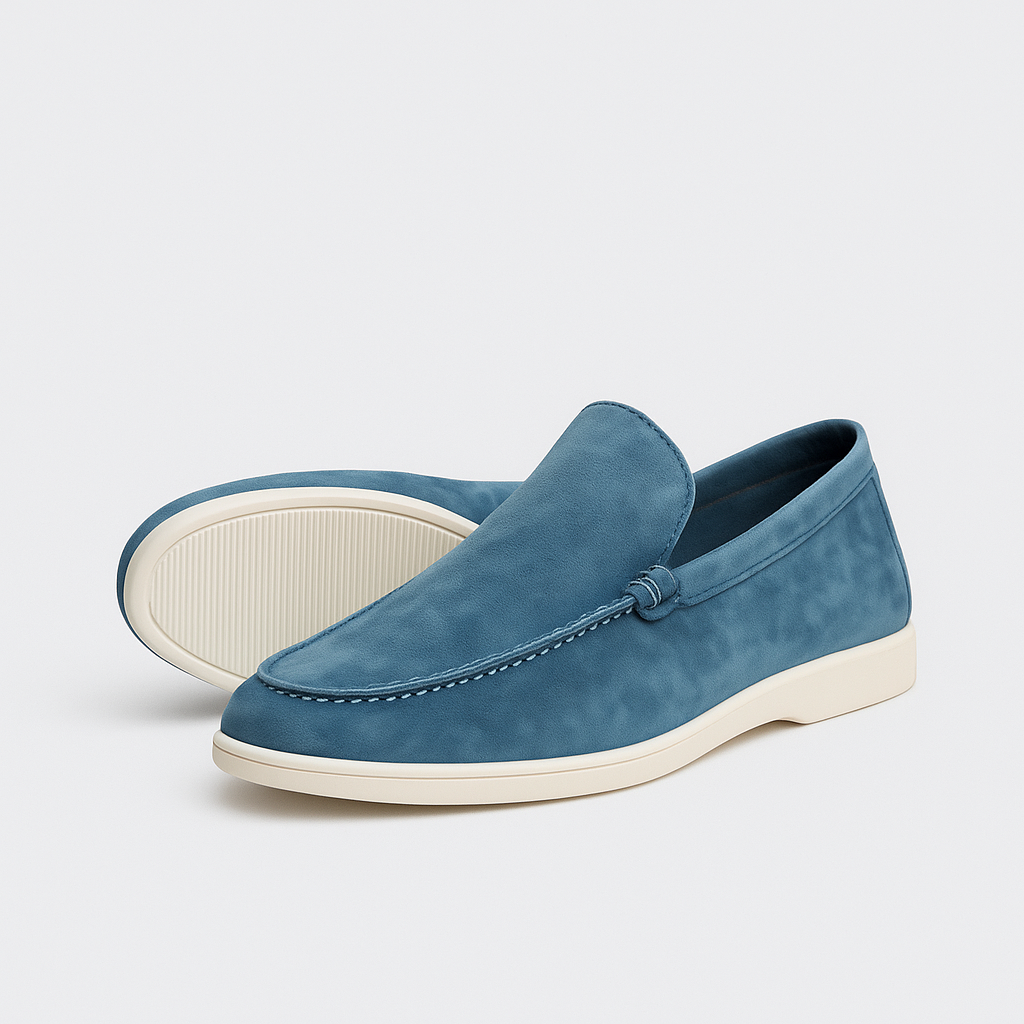 Suede Moccasin Loafers Handcrafted Slip-On for Men