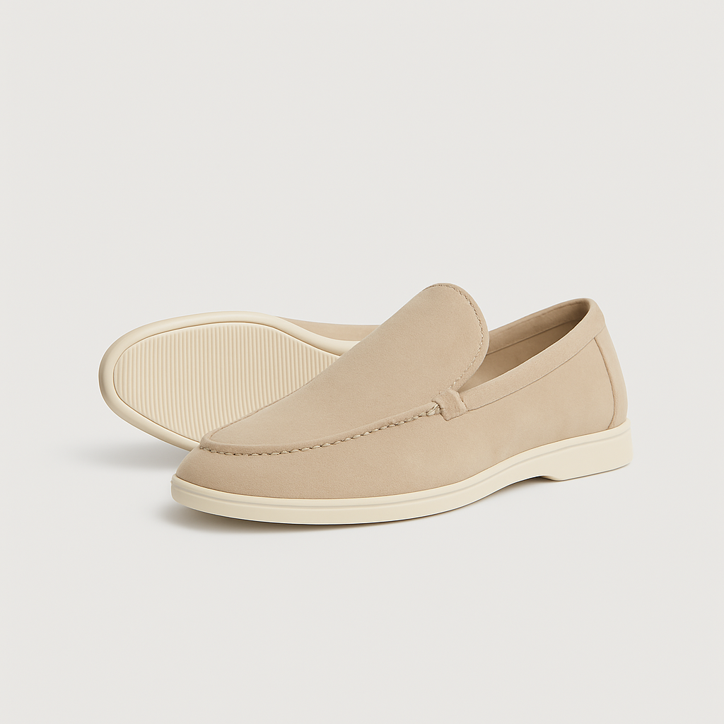 Suede Moccasin Loafers Handcrafted Slip-On for Men