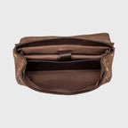 Women's Suede Shoulder Bag with Laptop Compartment