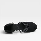 Women's Strappy Low Block Heel Pumps