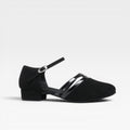 Women's Strappy Low Block Heel Pumps