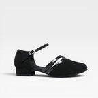 Women's Strappy Low Block Heel Pumps