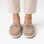 Women's Slip-On Suede Mules for Easy Comfort