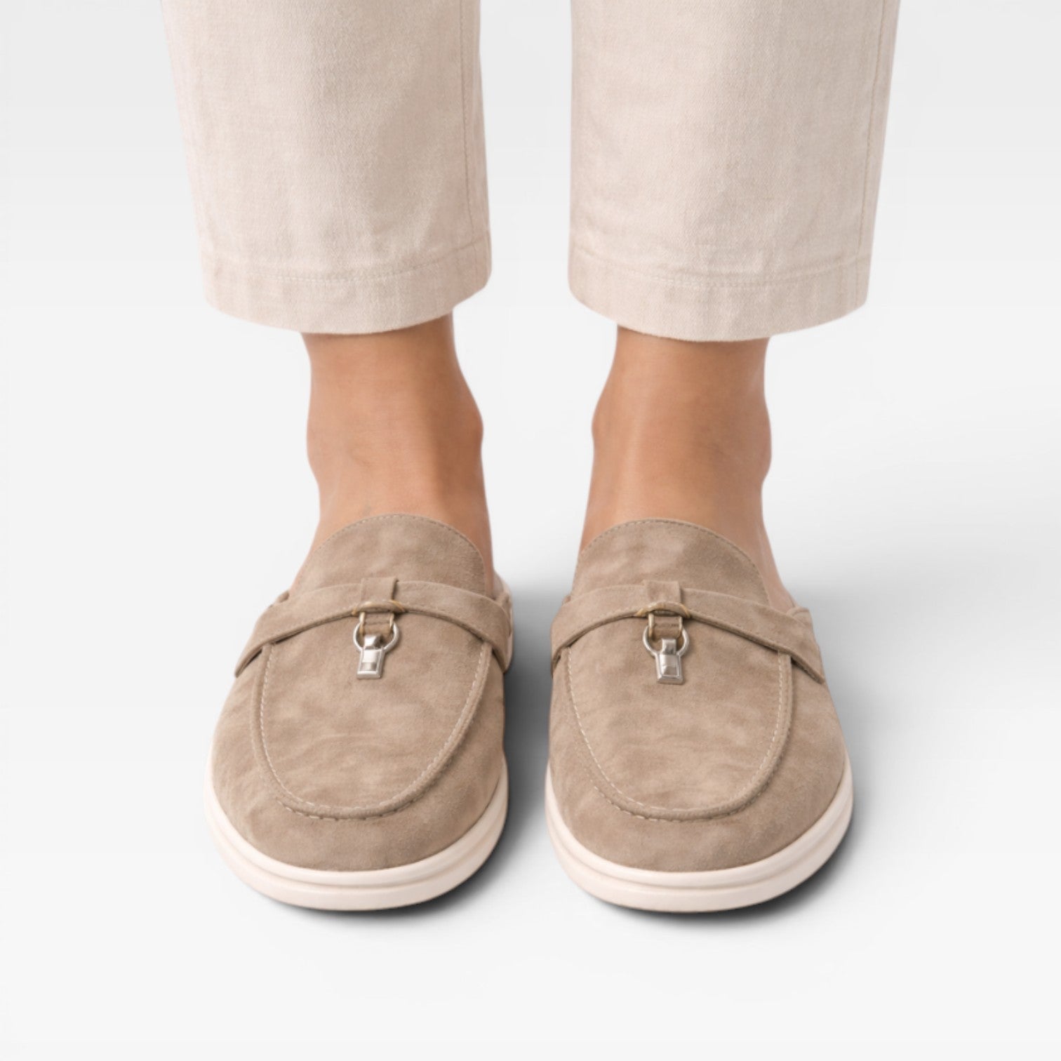 Women's Slip-On Suede Mules for Easy Comfort