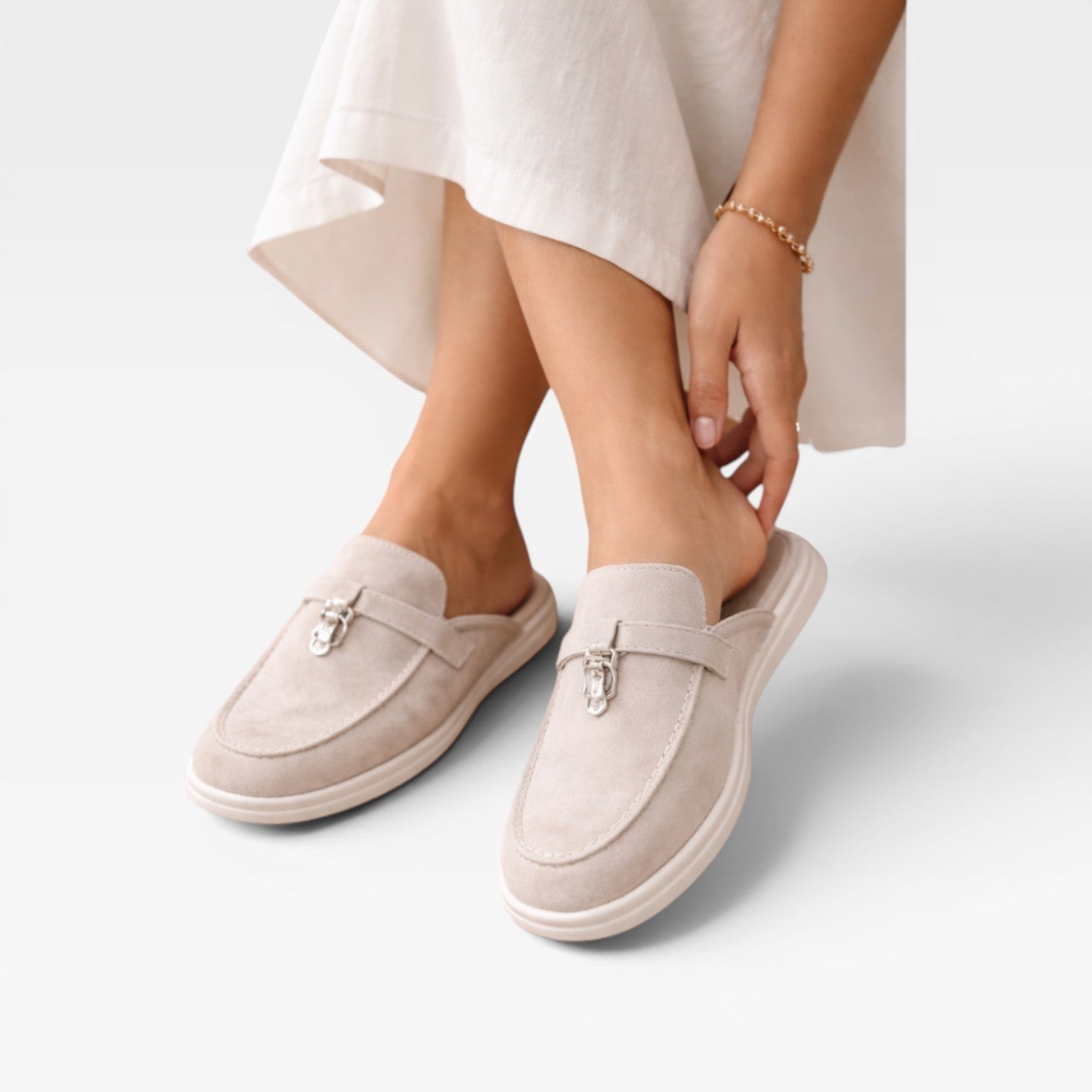 Women's Slip-On Suede Mules for Easy Comfort