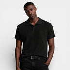 Geometric Pattern Short Sleeve Polo Shirt for Men