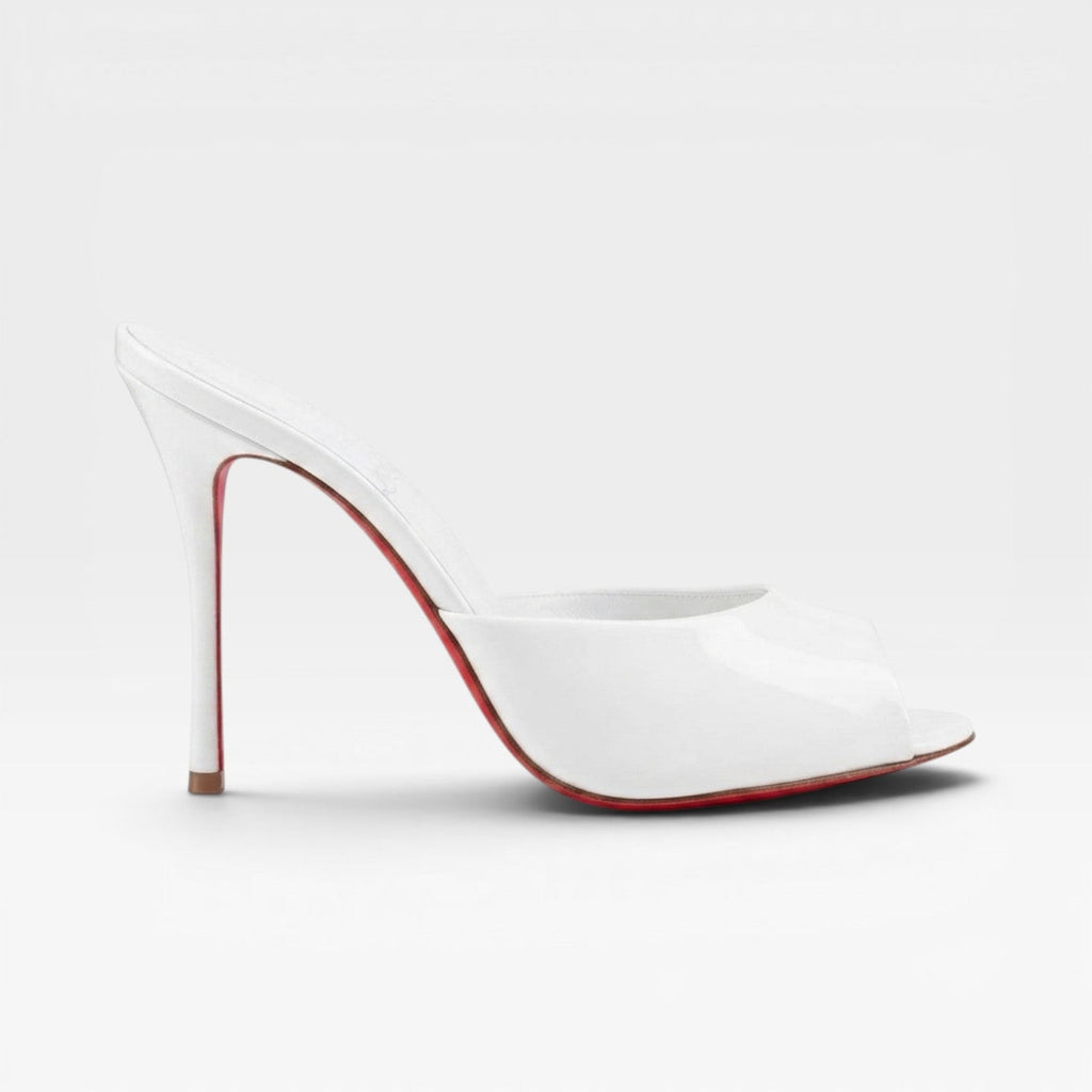 Women's Pointed Toe Leather Slip-On Mules